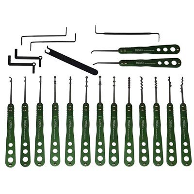 Dino lockpick set Z-style (22-delig)