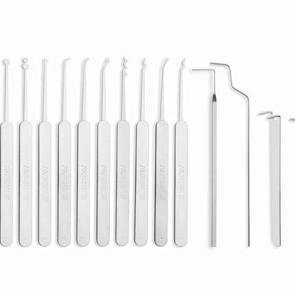 Southord M2000B – Ultra dunne lockpick set - 22 delig - 0,5mm dikte