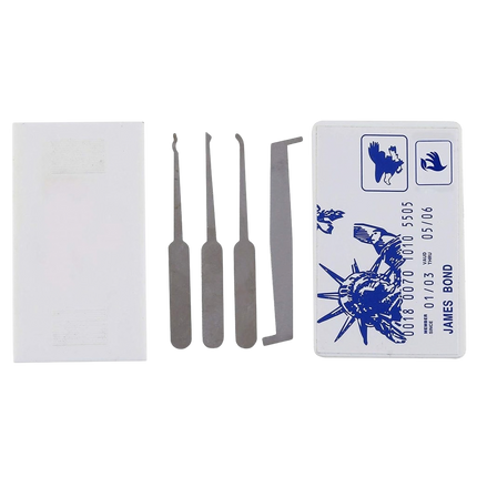Creditcard Lockpick set – 5 delig