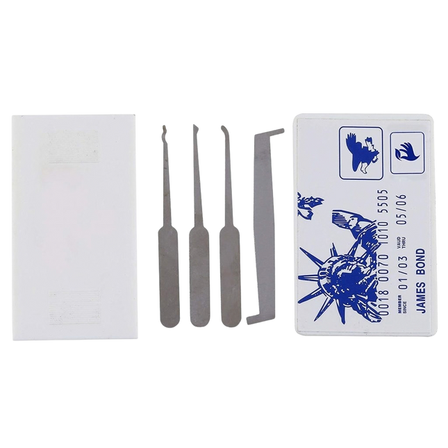 Creditcard Lockpick set – 5 delig