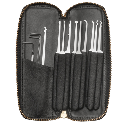 Southord PXS-14 lockpick set met doorzichtig oefenslot!