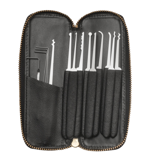 Southord PXS-14 lockpick set met doorzichtig oefenslot!