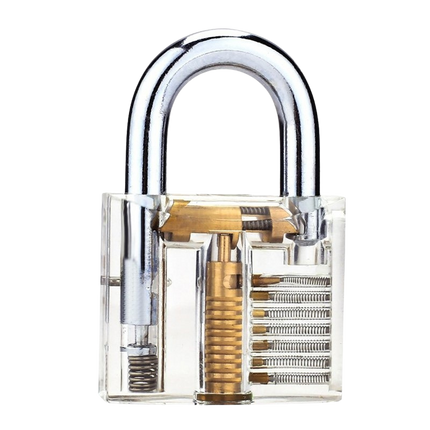 Southord PXS-14 lockpick set met doorzichtig oefenslot!