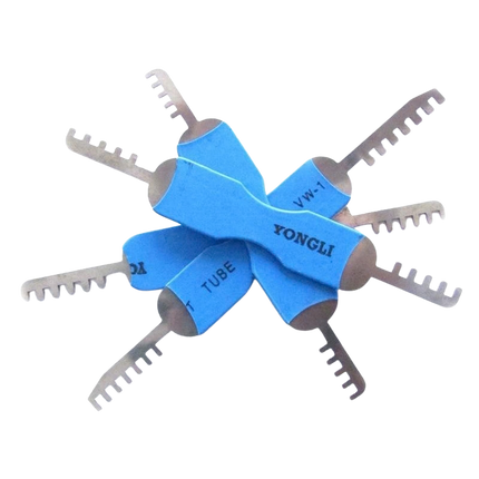 Goso comb picks (4-delig) – Voor dubbelzijdige hangsloten