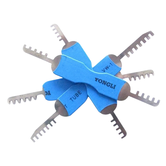 Goso comb picks (4-delig) – Voor dubbelzijdige hangsloten