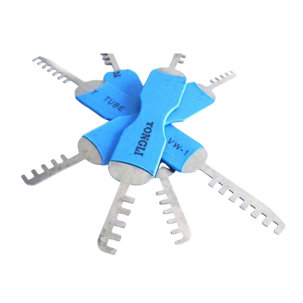 Goso comb picks (4-delig) – Voor dubbelzijdige hangsloten