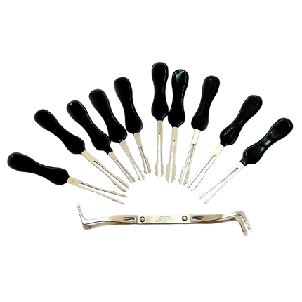 Goso 11-delige dubbelzijdige lockpick set