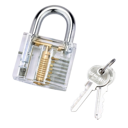 Southord PXS-14 lockpick set met doorzichtig oefenslot!
