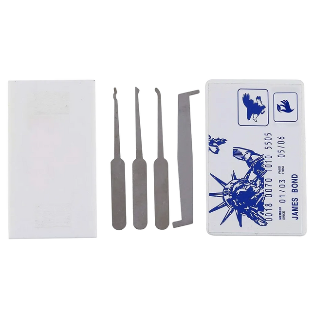 Creditcard Lockpick set – 5 delig