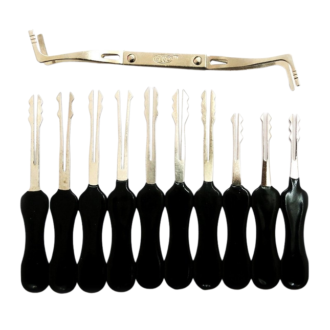 Goso 11-delige dubbelzijdige lockpick set