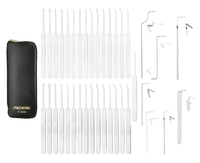 Southord lockpickset (37-delig, slim-line)