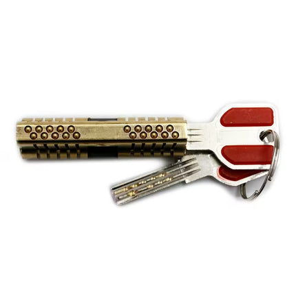 Goso 17-delige dimple lockpick set – Inclusief transparant oefenslot (pro)