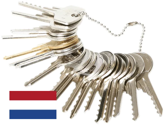 Klopsleutel set Nederland (20-delig) – voor veelgebruikte Nederlandse cilindersloten
