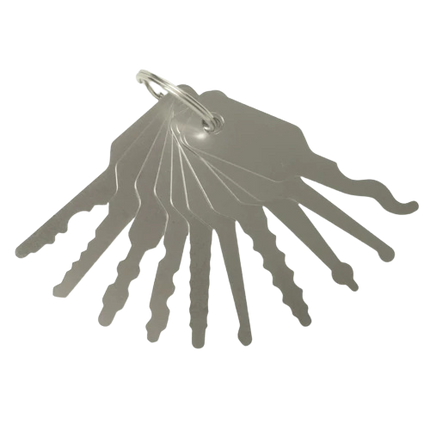 10-delige jiggler set – Lockpicken van wafer- en  autosloten