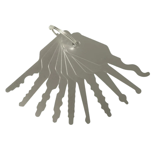 10-delige jiggler set – Lockpicken van wafer- en  autosloten