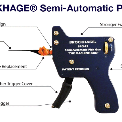 Brockhage BPG-25 Semi-Automatische Lockpick Gun