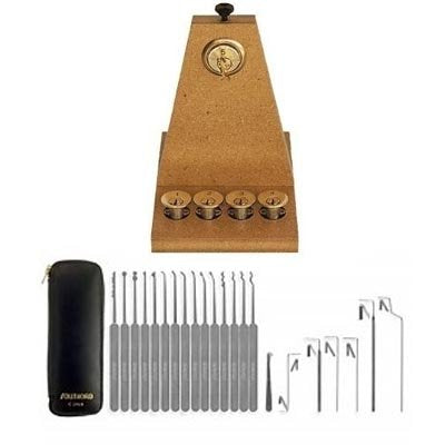 Lockpick set 22-delig van Southord + Lockpick Oefenbord + GRATIS boekje